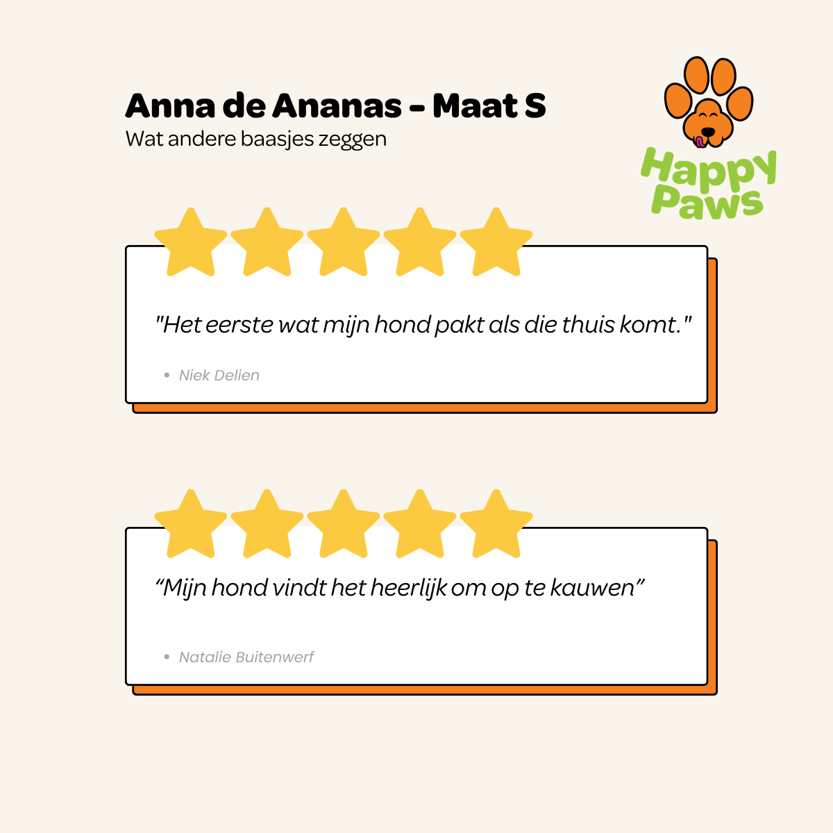 Anna de Ananas - Maat S
