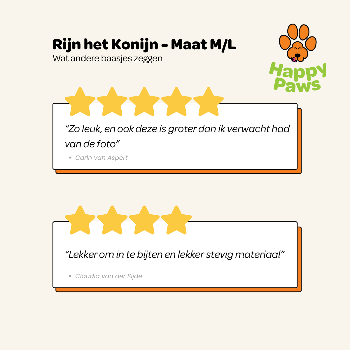 Rijn het Konijn - Maat M/L