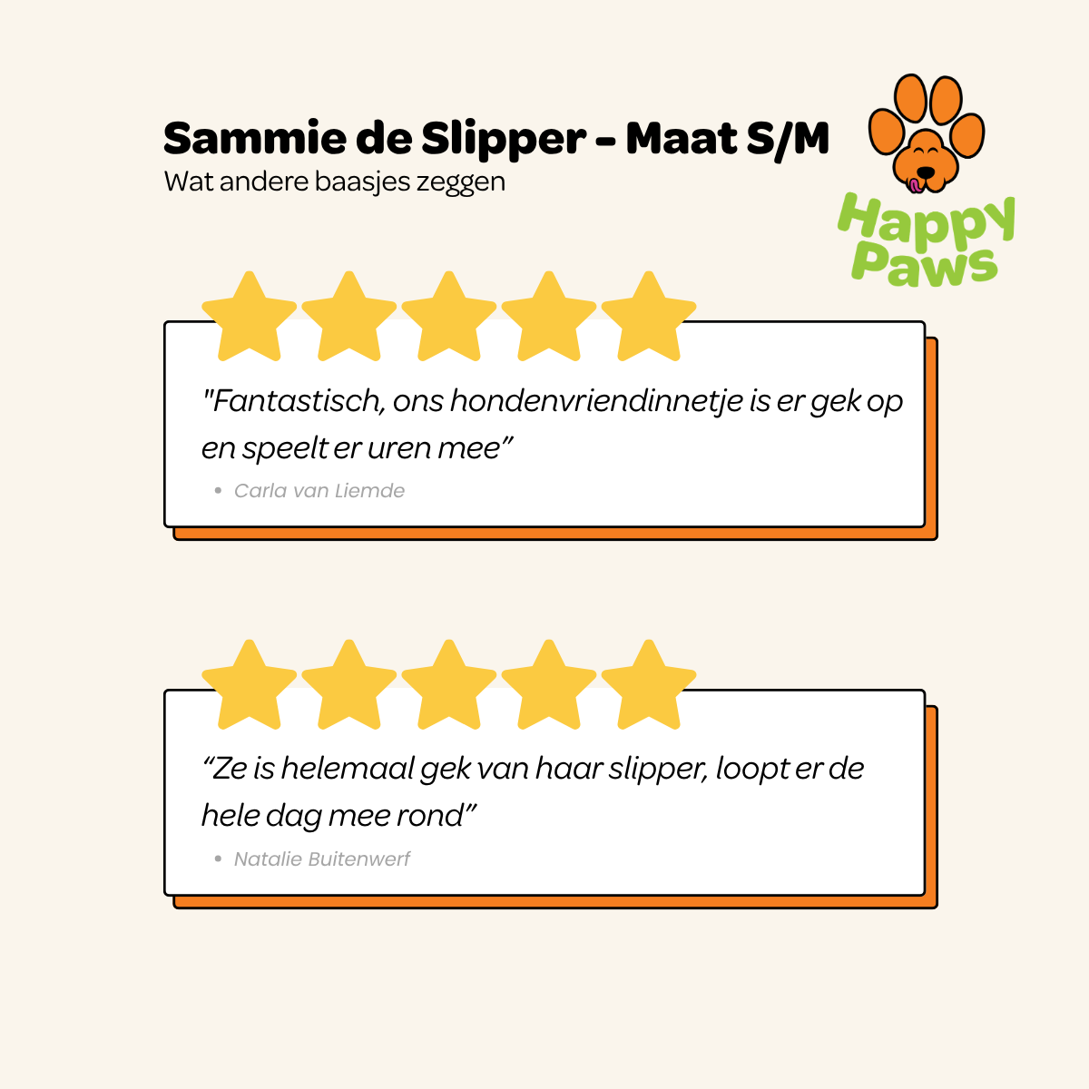 Sammie de Slipper - Maat S/M
